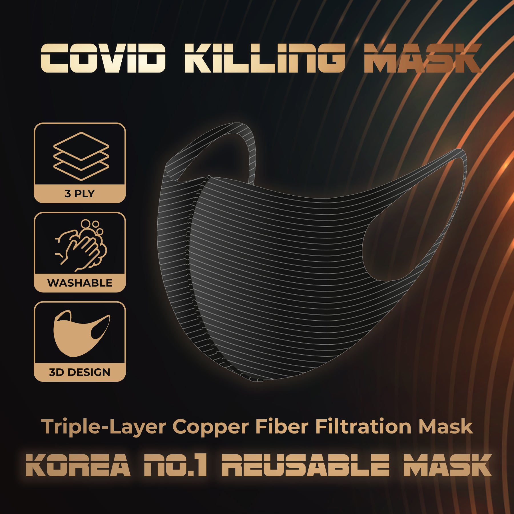 REUSABLE MASK (M SIZE)